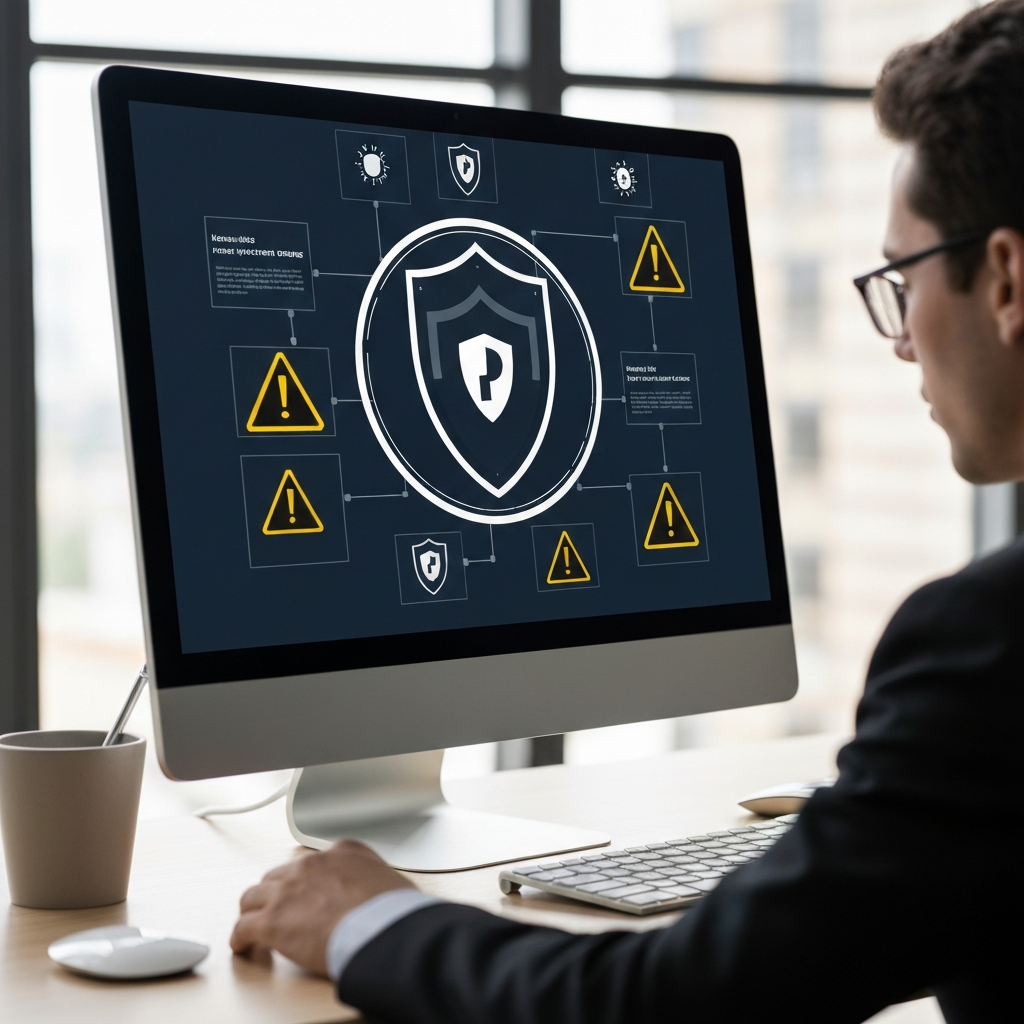 Écran d'ordinateur montrant les risques et précautions importantes lors de l'utilisation de RankerFox