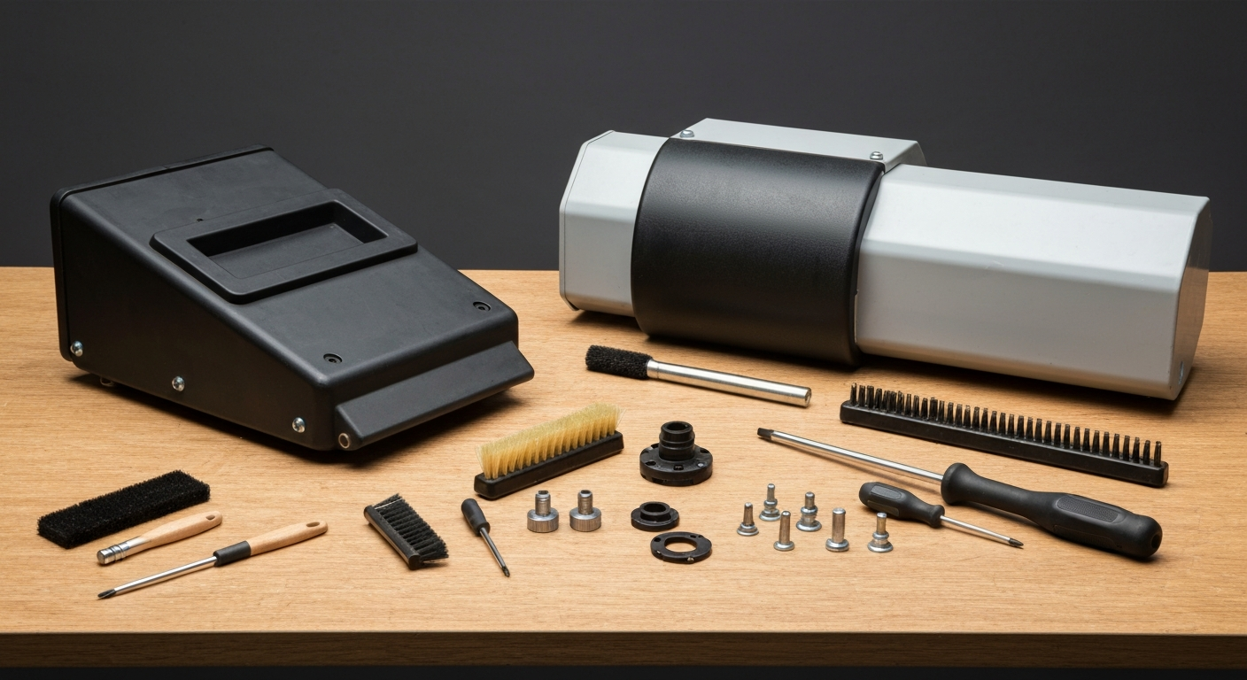 Systèmes collecte et équipements maintenance pour tondeuse radiocommandée professionnelle