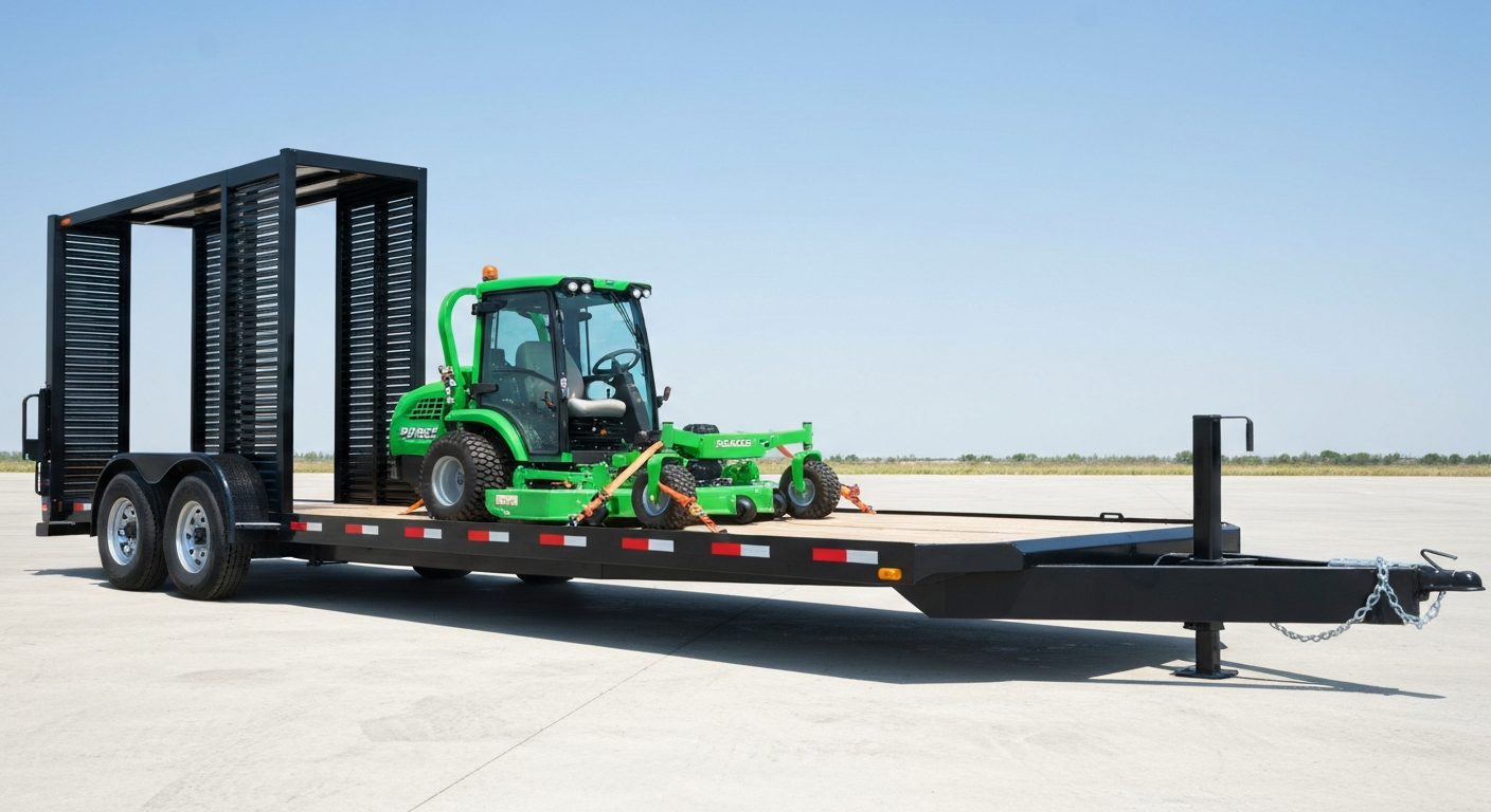 Solutions transport et stockage pour équipements tondeuse radiocommandée professionnelle