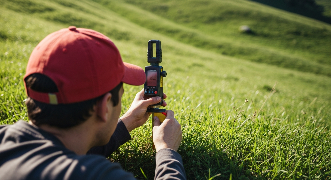 Guide sélection tondeuse télécommandée pente avec mesure inclinaison terrain