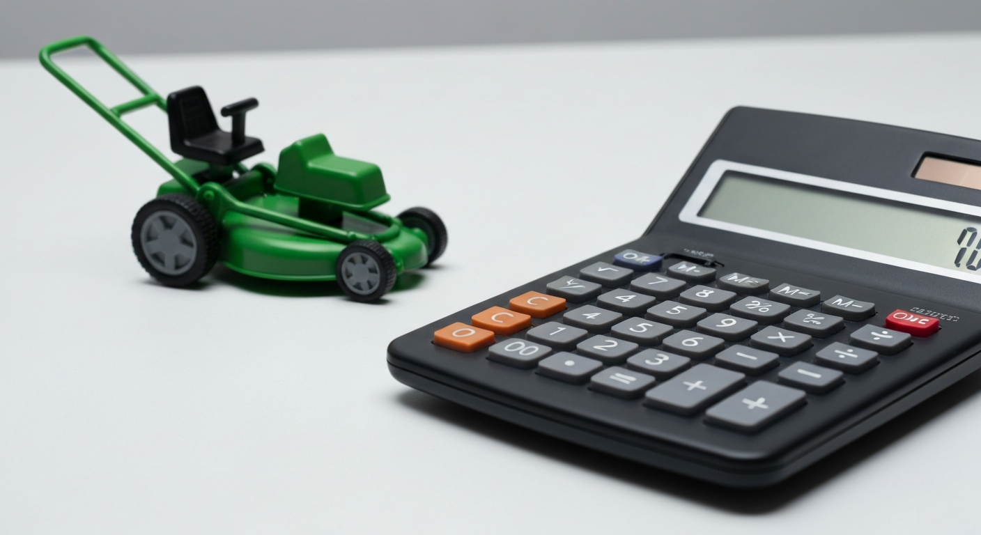 Calcul budget et coût utilisation pour choisir entre tondeuse télécommandée ou robot tondeuse