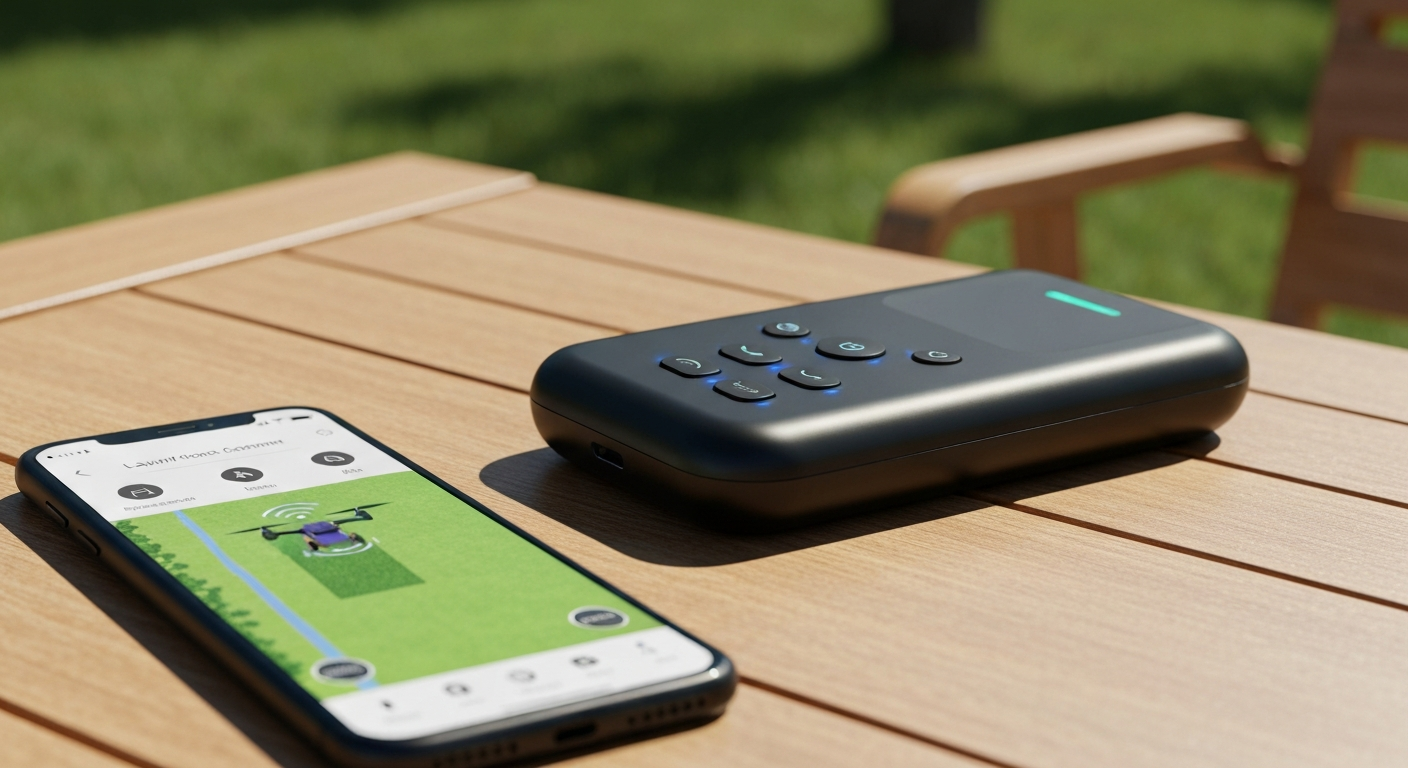 Télécommande avancée et application mobile pour contrôler les nouveautés tondeuse télécommandée 2025