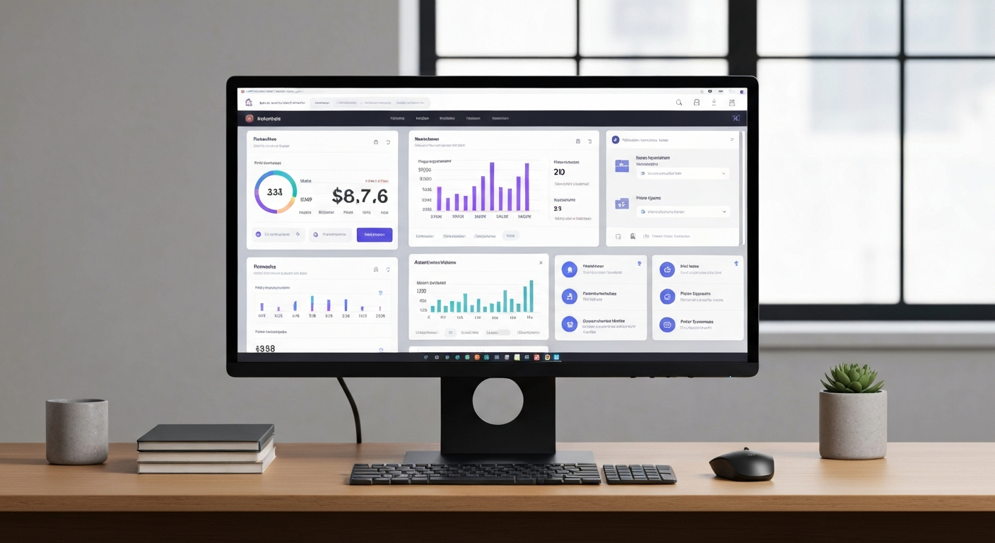 outils-technologies-automatiser-generation-lead.png Écran d'ordinateur affichant un CRM pour automatiser la prospection et la génération de lead