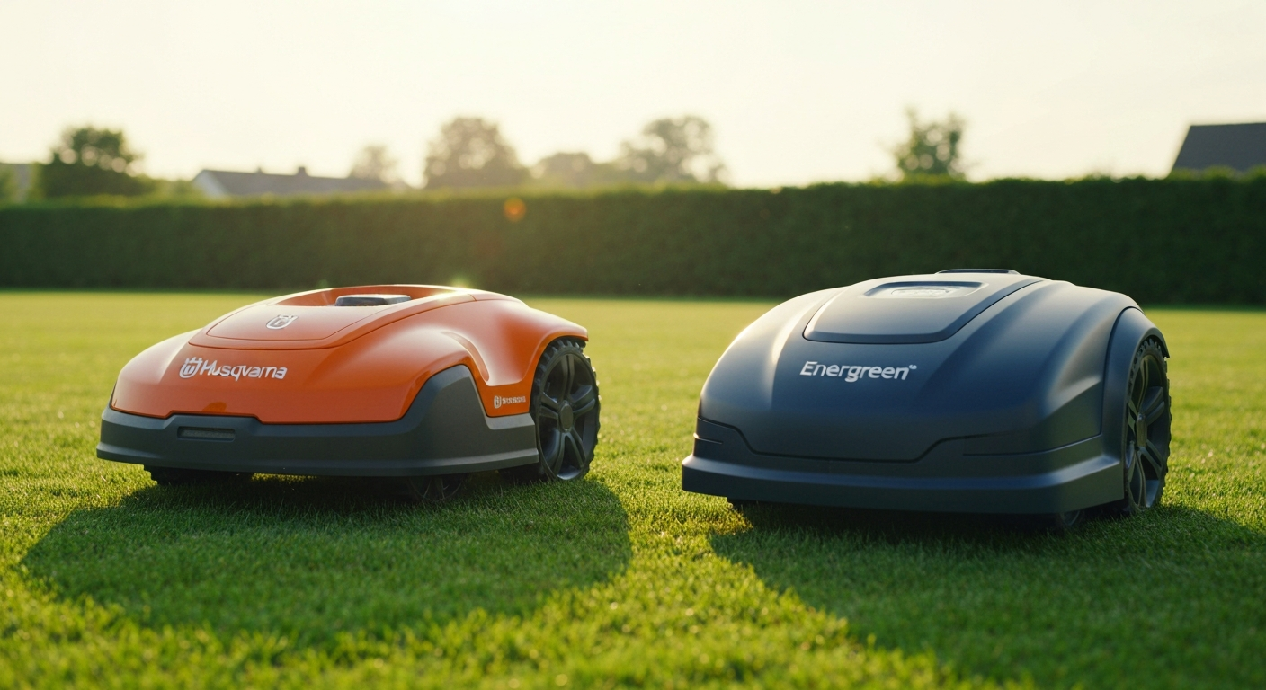 husqvarna-energreen-nouveaute-tondeuse-telecommandee-2025.png Comparaison Husqvarna et Energreen nouveauté tondeuse télécommandée 2025 modèles professionnels