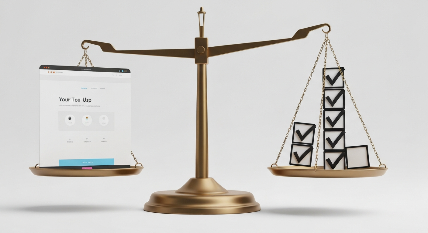 Balance entre prix d'un site internet artisan et valeur réelle