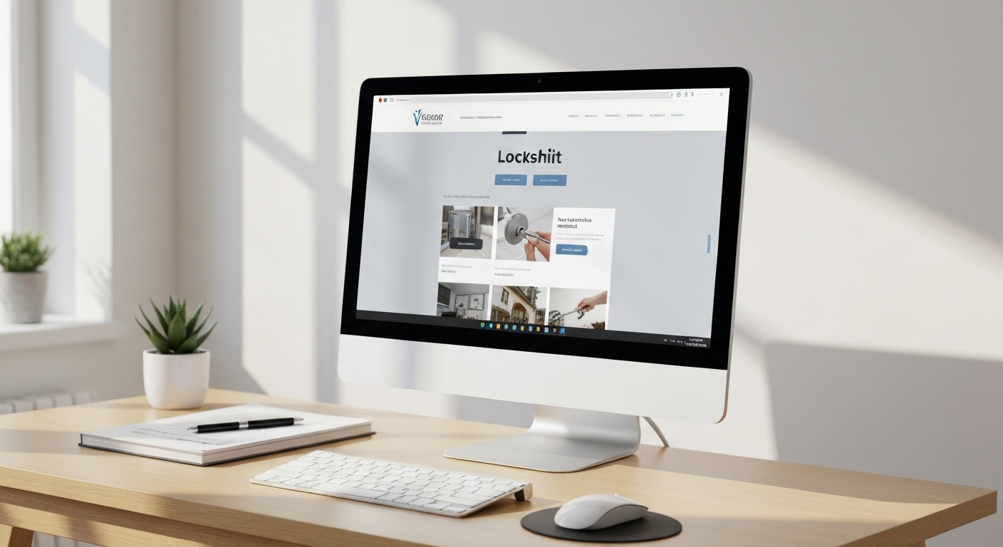 Site d'artisan optimisé pour le SEO local avec contenu géolocalisé