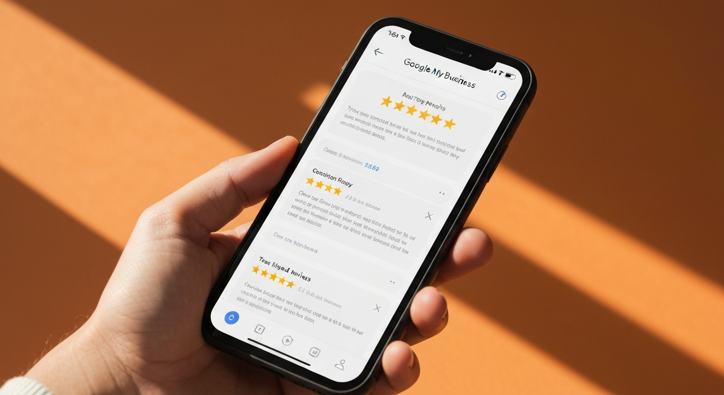 Avis clients cinq étoiles sur une fiche Google My Business serrurier pour améliorer la visibilité locale