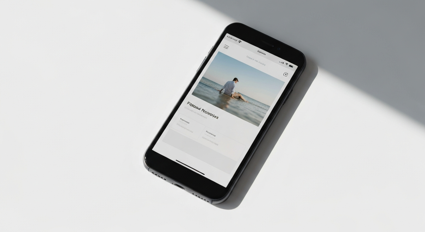 Site web d'artisan affiché sur mobile montrant l'importance de l'optimisation responsive
