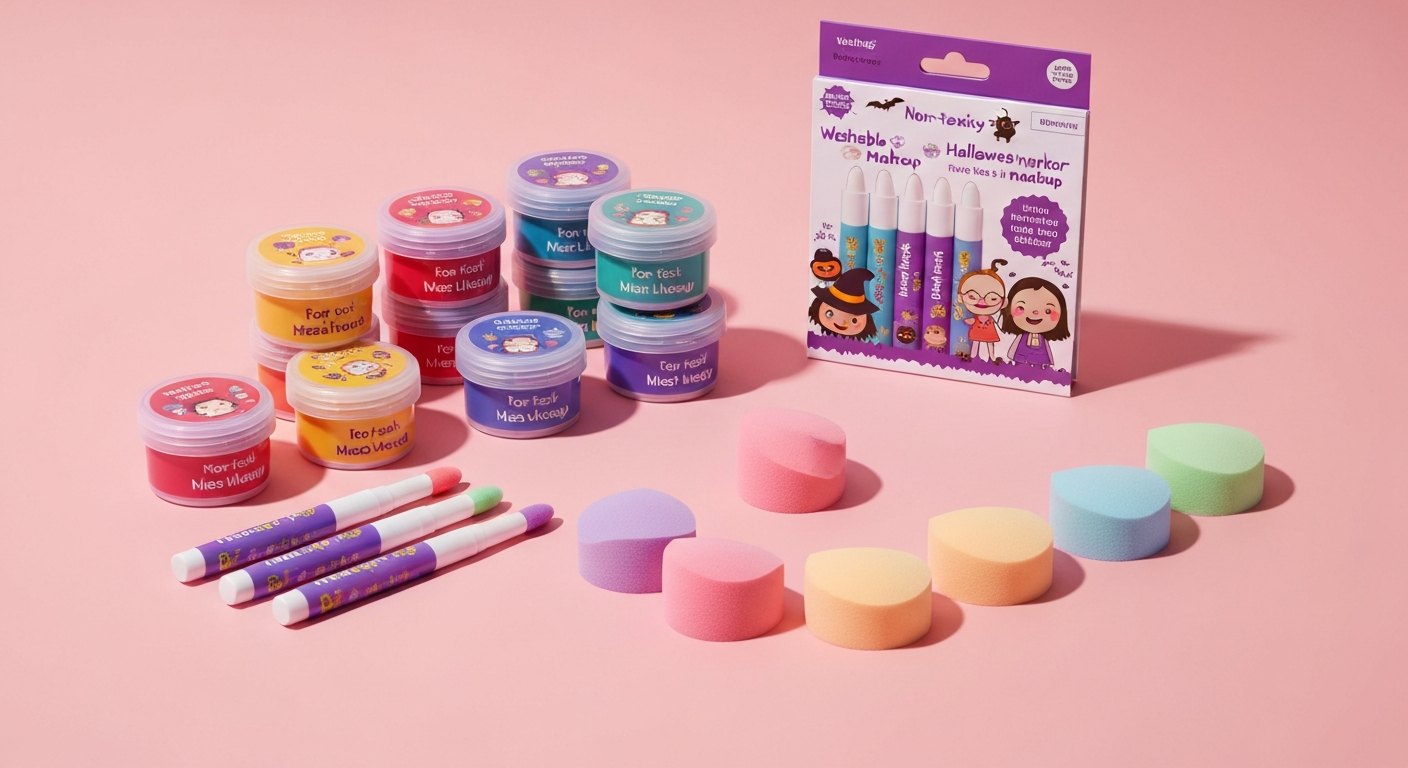 maquillage-halloween-facile-enfants-securite.png Produits de maquillage halloween facile spécialement conçus pour les enfants, non-toxiques et colorés