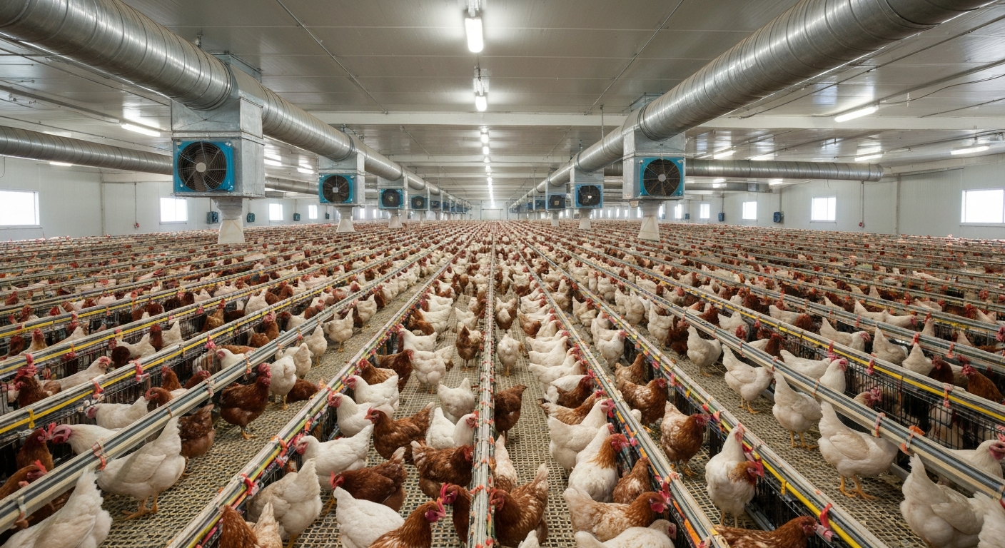 Élevage de poules pondeuses dépassant le seuil de 250 poules nécessitant un agrément pour le centre de conditionnement des œufs