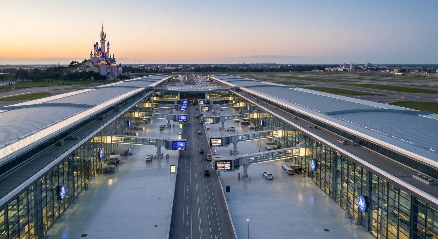 Comparaison aéroports CDG et Orly pour rejoindre Disneyland Paris en famille