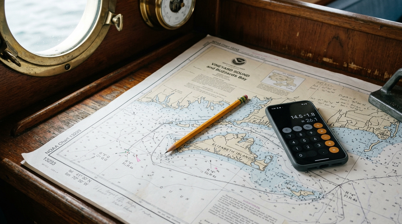 Carte nautique et calculatrice pour estimer les tarifs d'un convoyage de bateau