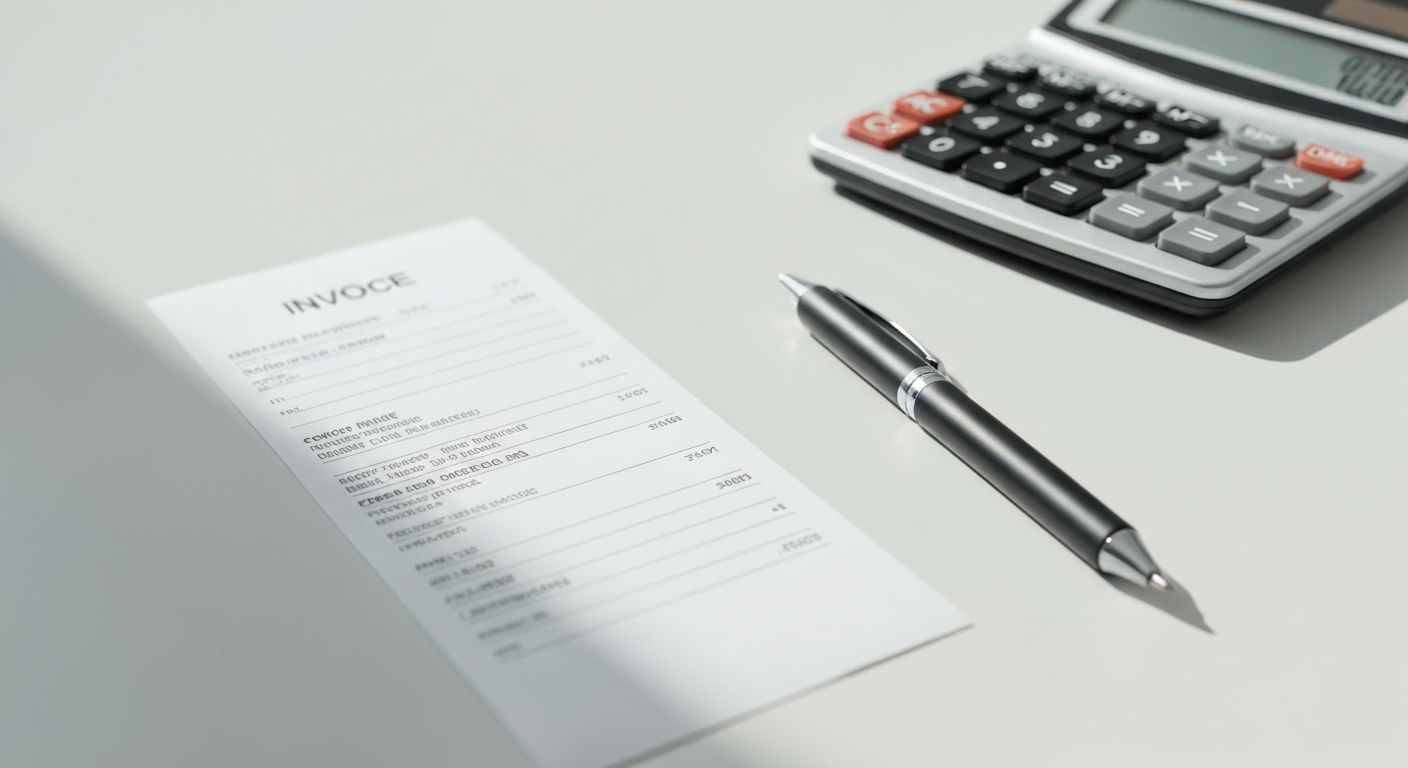 Facture transparente de réparation informatique à domicile avec tarifs clairs